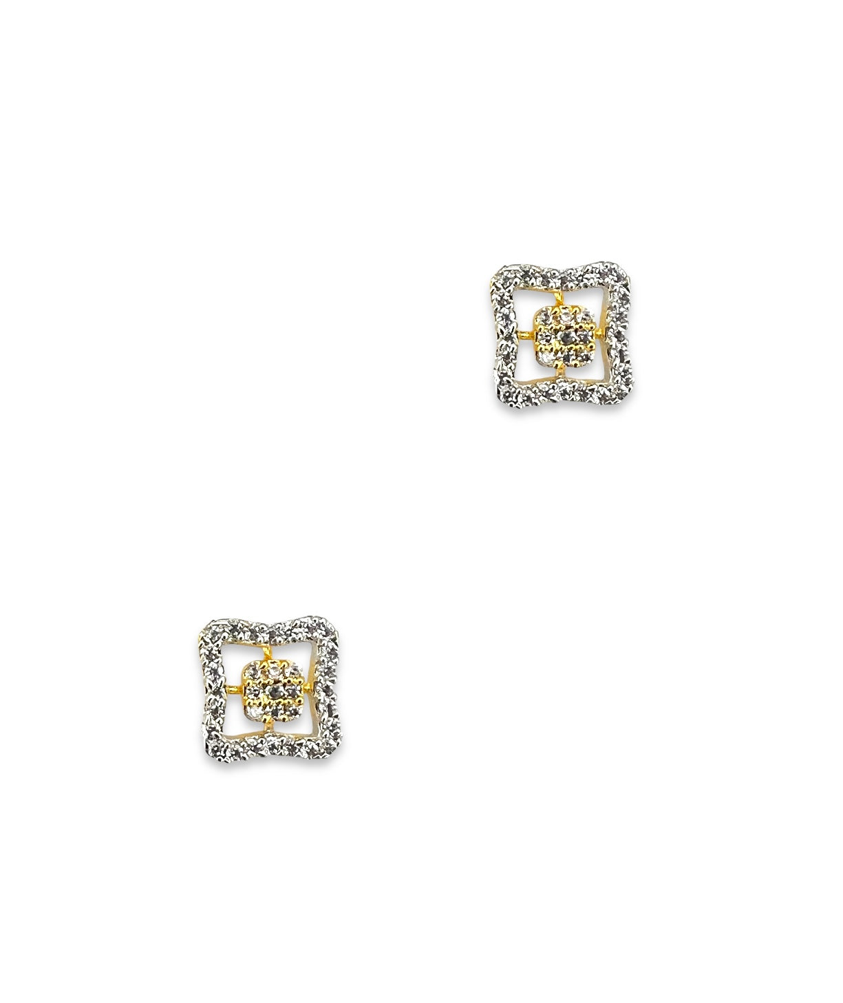 Zirconia Cube Pendant Set