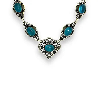 Electric Blue Necklace