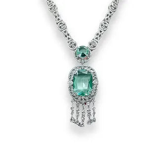 Emerald Charm Necklace