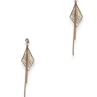 Golden Kite & Tassels Earrings