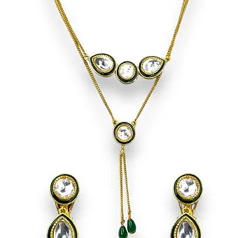 Double Layered Kundan Set