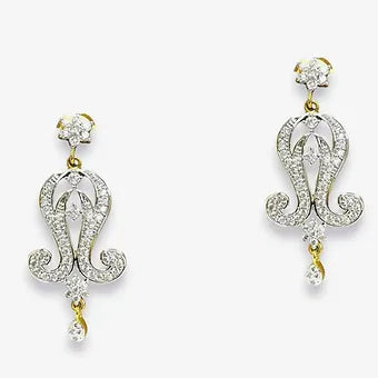 Inverted Trident Earrings