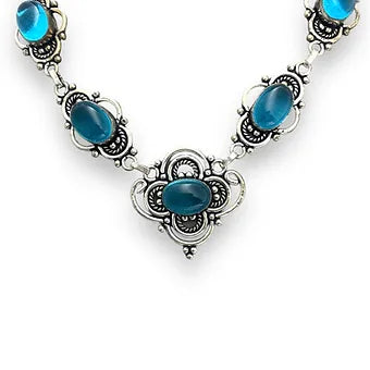 Electric Blue Necklace