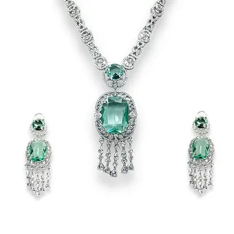 Emerald Charm Necklace