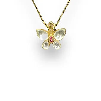 Kundan Butterfly Pendant set