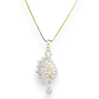 Zirconia Crystal Pendant Set