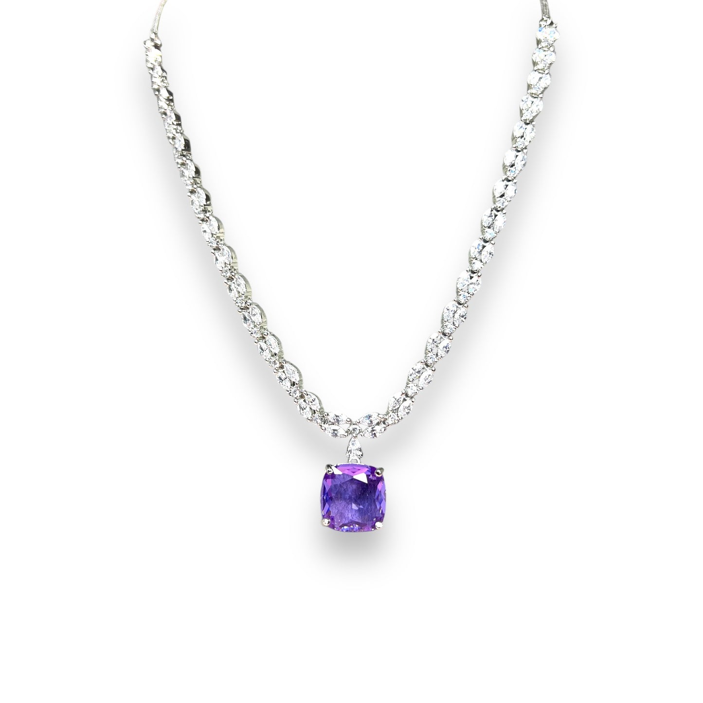 Violet Charm Necklace