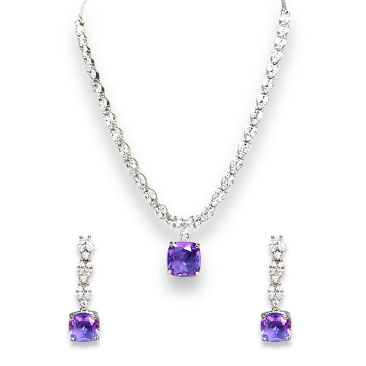 Violet Charm Necklace