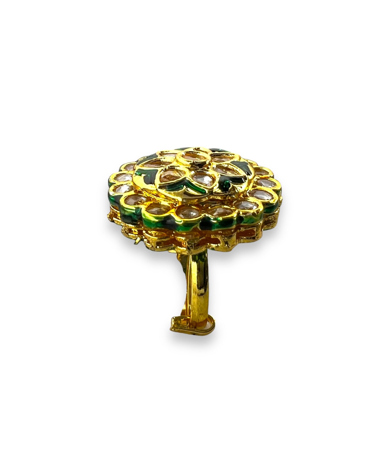 Kundan Flower Ring