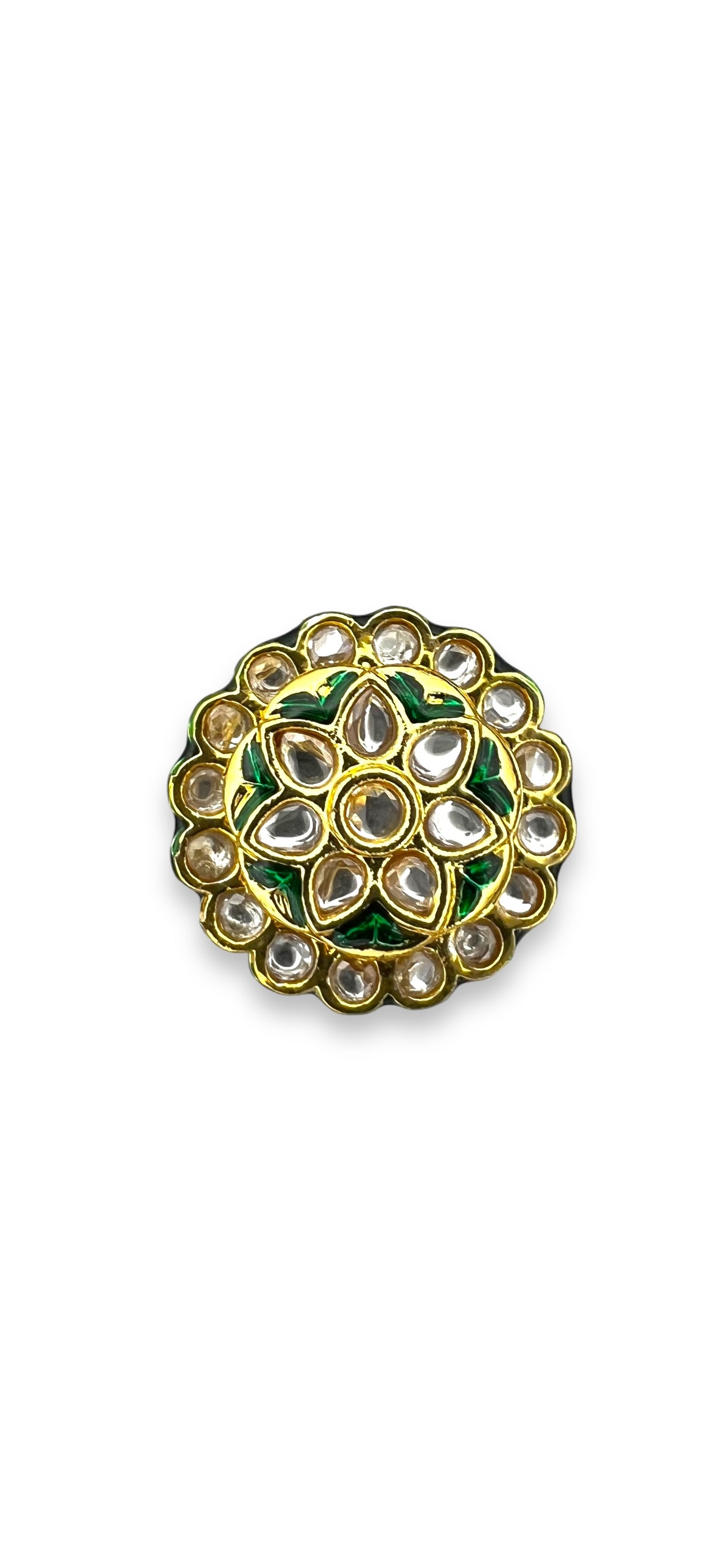 Kundan Flower Ring